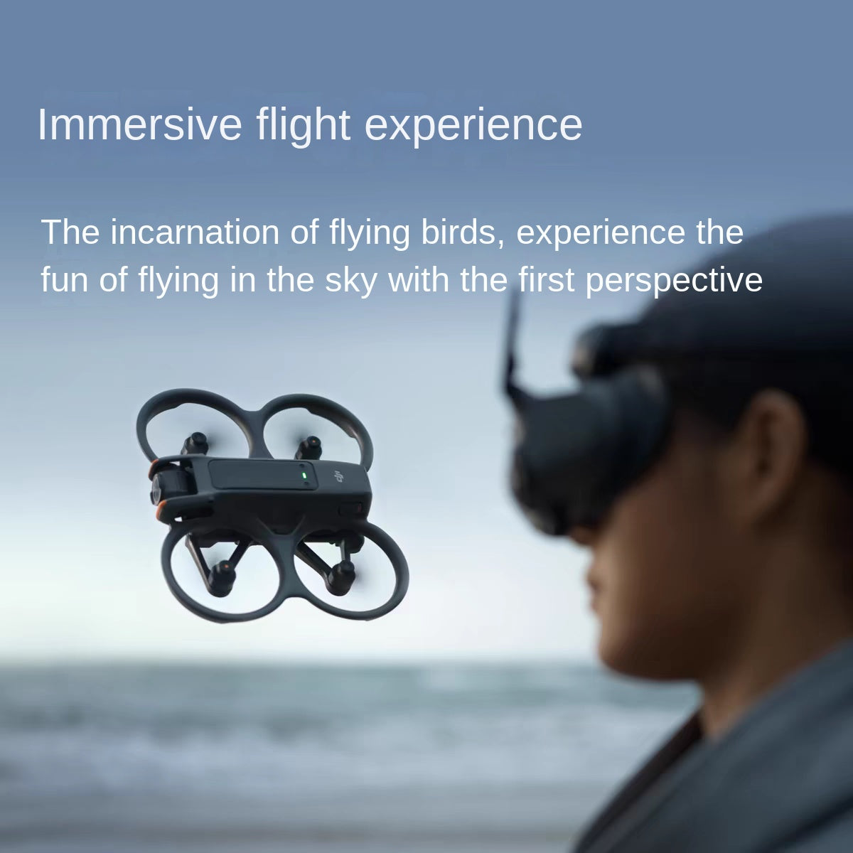 DJI Avata 2 drone with immersive flight experience for first-person flying enjoyment