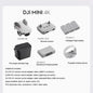 DJI Mini 4K drone set with remote control, intelligent battery, and accessories for aerial photography