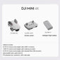 DJI Mini 4K drone with remote control and intelligent flight battery components displayed