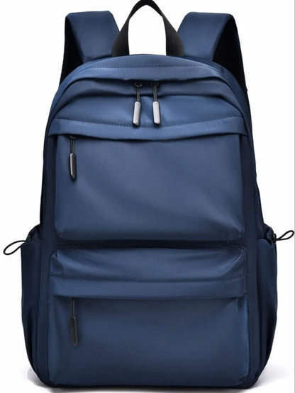 eprolo multi pocket backpack bag in navy blue with multiple spacious compartments for organization
