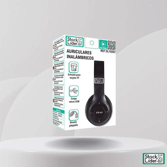 Auriculares Bluetooth plegables Dropea en caja con entrada para tarjeta TF y carga micro USB